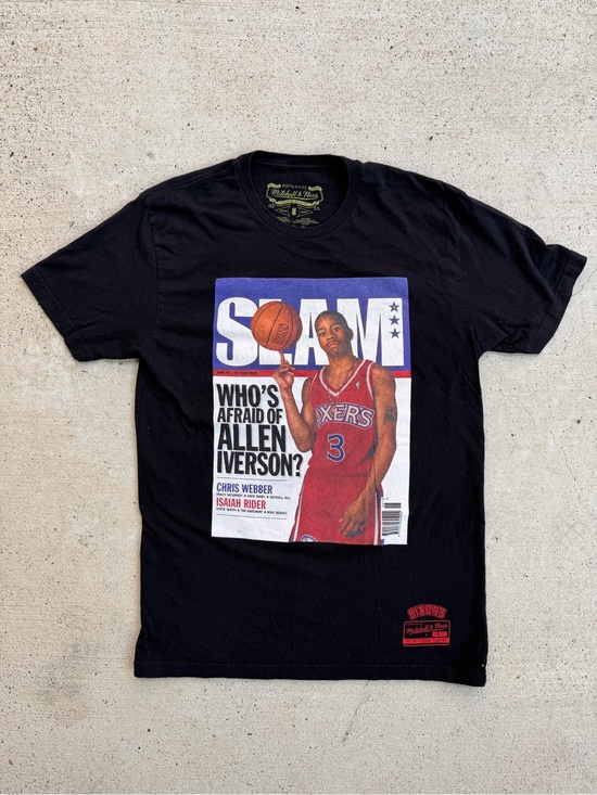 Mitchell & Ness Other - Mitchell & Ness Allen Iverson SLAM Magazine Cover Shirt Mens M Sixers